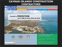 Tablet Screenshot of caymanislandbuilders.com